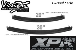 Faro supplementare Vision-X XPR Halo versione curva (C) 522 mm