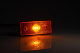 Luce di ingombro laterale a LED 12-24V arancione con cavo 2x0,75mm