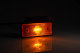LED-sidomarkeringslampa 12-24V orange med kabel 2x0,75mm