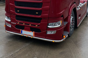 Geschikt voor Scania*: R/S(2016-...) Voorbalk, doorlopend met 9 leds