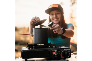 2 in 1 Camping Gas Cooker as Stove Top