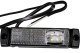 LED-sidomarkerings- och markeringsljus vit kabel
