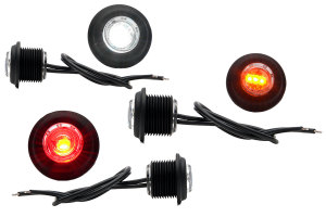 LED-körriktningsvisare och sidomarkeringslampor 12-24V