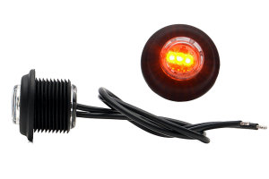LED-sidomarkeringsljus orange 12-24V