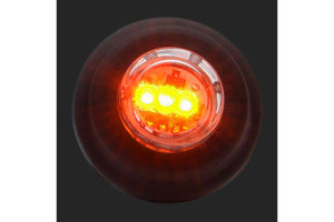 LED zijmarkeringslicht oranje 12-24V