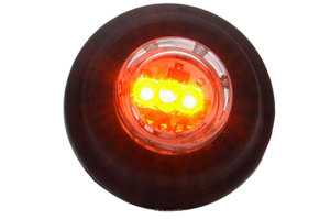 LED zijmarkeringslicht oranje 12-24V