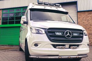 Passend für Mercedes*: Sprinter (2018 ...) (FWD-4WD) Lazer Lamps Kühlergrill Kit Triple R750 Standard