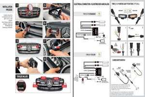 Adatto per Mercedes*: Sprinter (2018 ...) (FWD-4WD) Kit griglia radiatore Lazer Lamps Triple R750 Standard