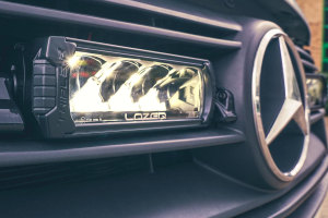 Geschikt voor Mercedes*: Sprinter (2018 ...) (FWD-4WD) Lazer Lamps radiatorrooster kit Triple R750 Elite