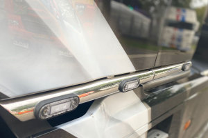 Convient pour DAF* : XF106 Euro6 (2013-...) Tubes en acier inoxydable Déflecteurs latéraux