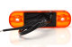 LED-sidomarkeringslampa orange 12-24V lastbil trailer husbil Robust hölje