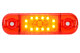 LED-körriktningsvisare röd Färgvarianter röd Lastbilstrailer 12-24V Husbil