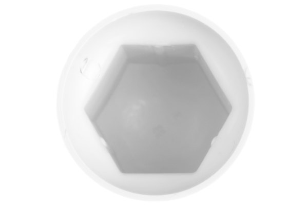 Cache écrou de roue 33 mm en plastique blanc pour camion bus - lot de 20 Cache écrou de roue 33 mm en plastique blanc pour camion bus - lot de 20