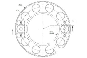 Anello copriperno ruota per cerchi da 22,5 pollici