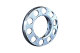 Wheel stud cover ring for 22.5 inch rims