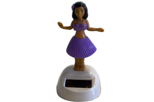 Figura hula wobble di alta qualità, decorazione divertente per linterno Viola