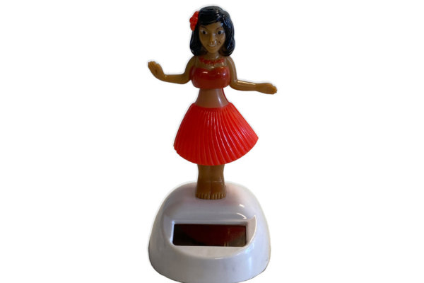 Figura hula wobble di alta qualità, decorazione divertente per interni Rosso