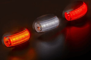 LED-zijmarkeringslichten en -markeringslichten Donkere nacht