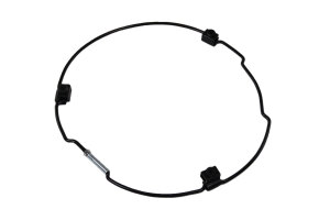 Copricerchi in acciaio inox con supporto per anello elastico