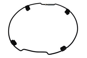 Copricerchi in acciaio inox con supporto per anello elastico