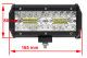 LED auxiliary headlight Lightbar 10V-30V