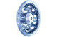 Hjulklädsel i rostfritt stål med hjulmutterkåpor 22,5-tums stålhjul bakaxel