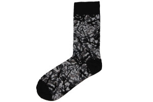 Socken Dänisch Plüsch Style 44-46 Grau