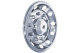 Stainless steel wheel covers with wheel nut caps 19.5 inch steel rim Rear axle