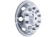 Stainless steel wheel covers with wheel nut caps 22.5 inch steel rim Front axle