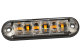 LED-varningsljus blinkande fyr för rör Multivolt: 12V-24V