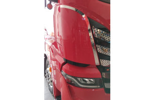 Suitable for IVECO*: S-Way (2019-...) Stainless steel application wind deflector element