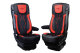 Suitable for DAF*: XF106 (2013-...) DiamondStyle seat covers Co-driver air suspension