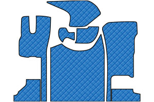 Suitable for DAF*: XG/XG+ (2021-...) Floor mat set folding front passenger seat Standard Line
