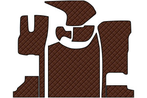Suitable for DAF*: XG/XG+ (2021-...) Floor mat set folding front passenger seat Standard Line