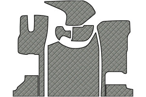 Suitable for DAF*: XG/XG+ (2021-...) Floor mat set folding front passenger seat Standard Line