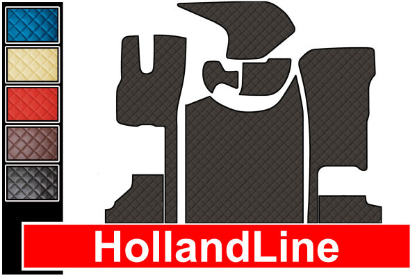 Suitable for DAF*: XG/XG+ (2021-...) Floor mat set folding front passenger seat Holland Line