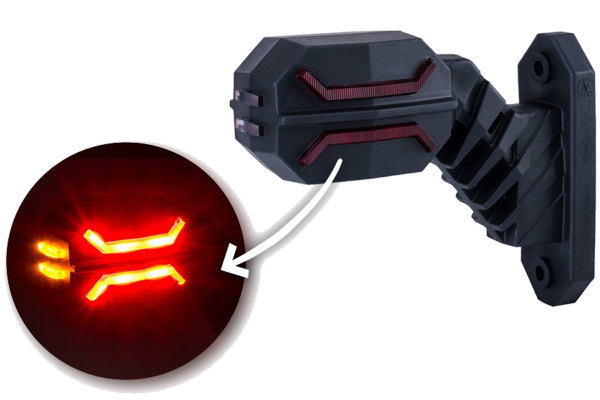 LED Umrissleuchte "Dragon" Fahrerseite mittel