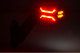LED-varselljus "Dragon" på passagerarsidans långsida