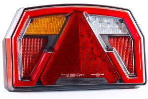 LED multifunctional rear light Multivolt: 12V-24V left with licence plate illumination