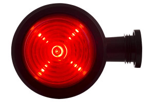 LED-Umrissleuchte Oldschool Ersatz f&uuml;r Gylle Glasklar rot