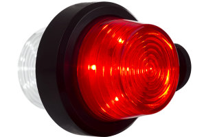LED-Umrissleuchte Oldschool Ersatz f&uuml;r Gylle Glasklar rot