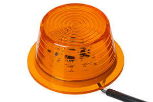 LED-Umrissleuchte Oldschool Ersatz für Gylle Glasklar orange