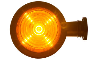 LED-Umrissleuchte Oldschool Ersatz f&uuml;r Gylle Glasklar orange