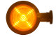 LED-Umrissleuchte Oldschool Ersatz für Gylle Glasklar orange
