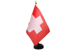 Lastbilsflaggor 27cm höjd Schweiz