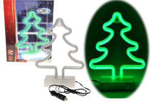 Lkw LED Weihnachtsbaum, Tannenbaum, 1m Kabel, 12-24V,...