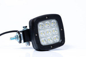 Universal LED Arbeitsscheinwerfer 12-24V Schwarz mit Kabel (ADR-VERSION)