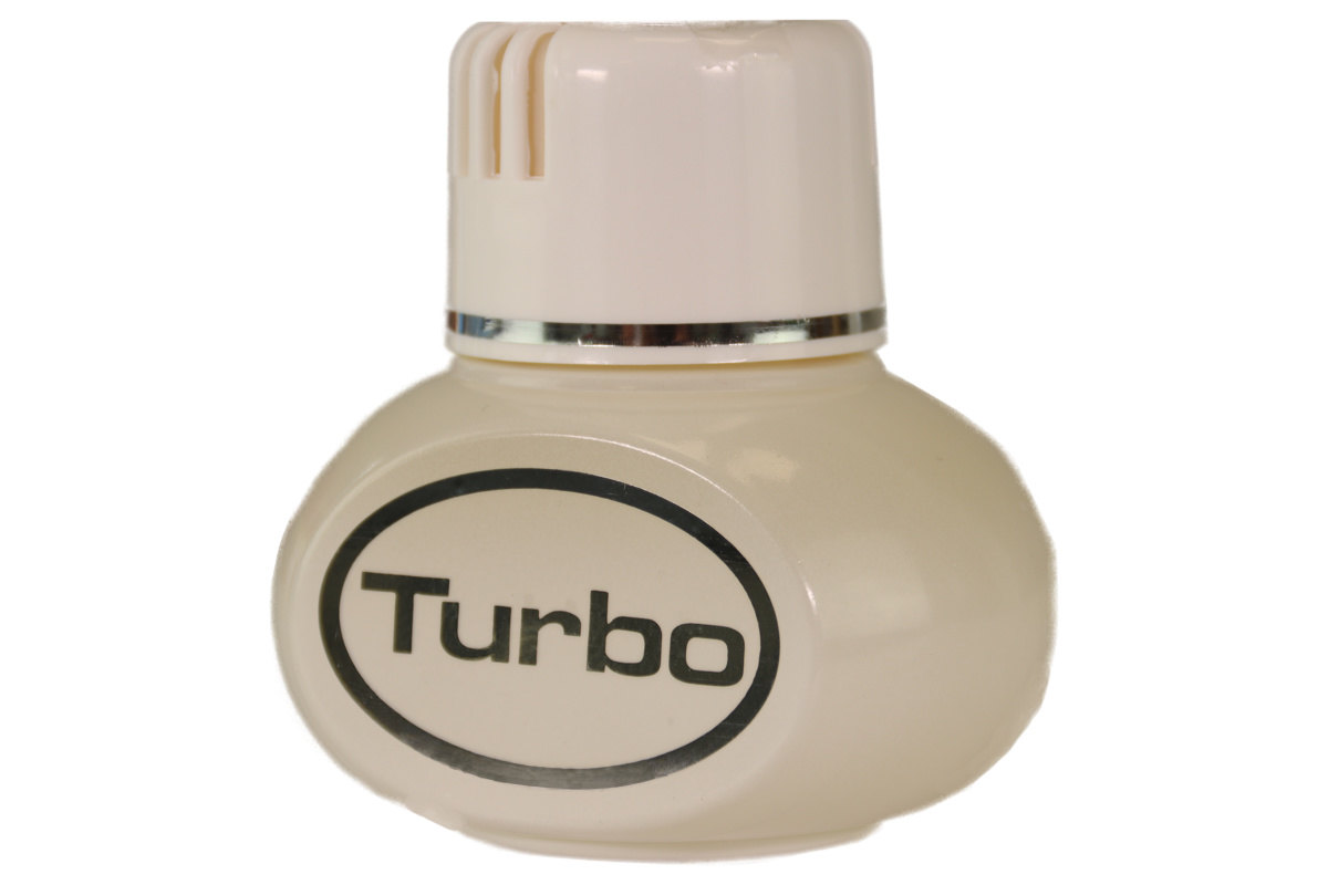 Turbo air freshener in various colours and fragrances