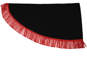 Truck curtain and curtain set with fringes 11 pieces, incl. borders