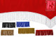 LKW Scheibenborde mit Logo und Fransen